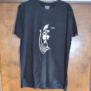 NORGE Norwegian Clothing Black T-shirt Size Large